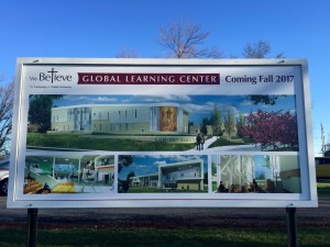 Groundbreaking for the new 43,000 square foot Global Learning Center will take place this April It will offer students a beautiful space for collaborative and interdisciplinary research.